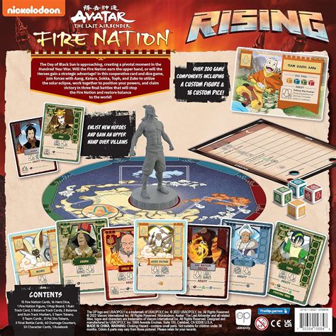 Avatar The Last Airbender Fire Nation Rising Juego De Mesa Cooperativo