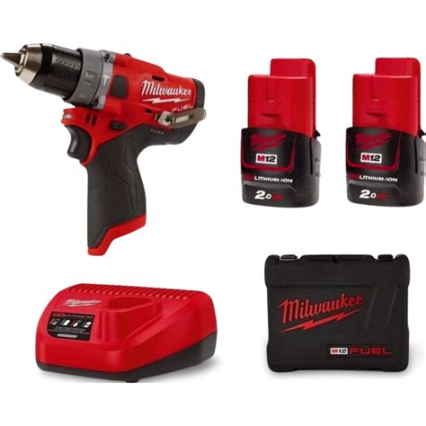 Cordless Impact Drill Driver Milwaukee M Fpd X Set V Nm