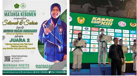 Siswi Mtsn 1 Kebumen Juara Di Kejurnas Judo Kasad Cup Xiii Mts Negeri