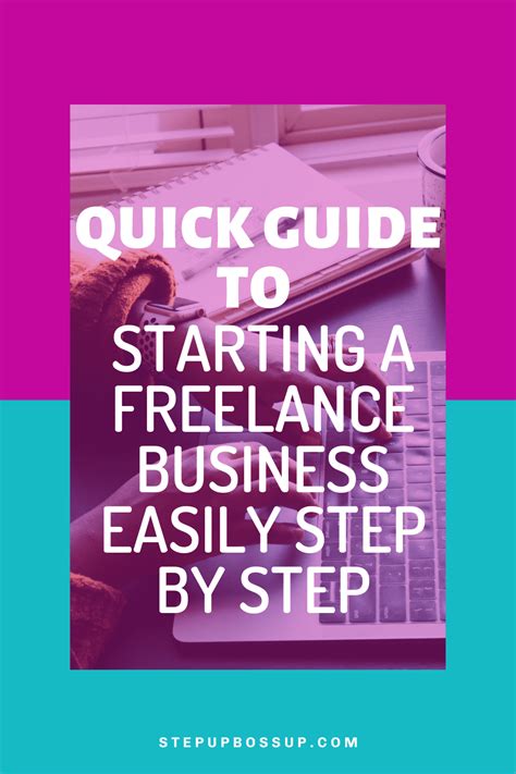 Quick Guide To Starting A Freelance Business Easily Step By Step Step