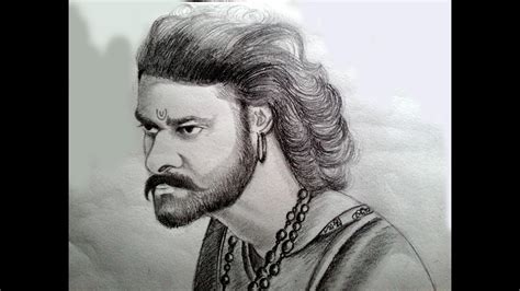 How To Draw Bahubali Prabhas Face Step By Step Easy Tutorial