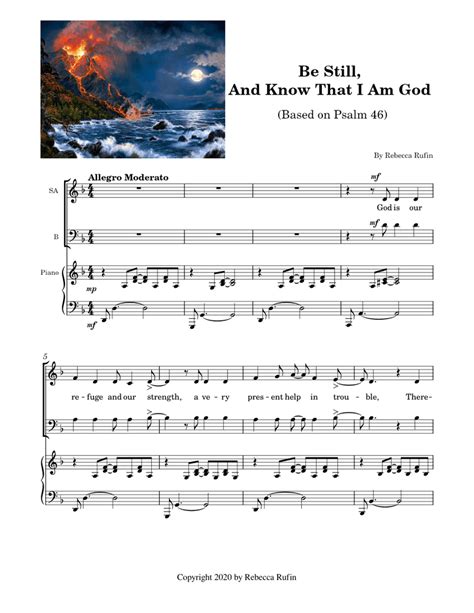 Be Still, and Know That I Am God Sheet music for Piano, Vocals (Church Choir) | Musescore.com