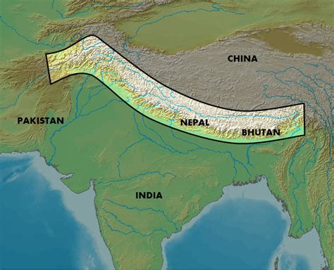 Himalaya Mapa