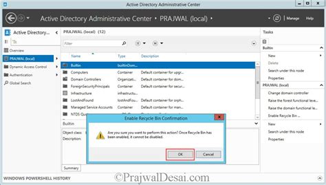 How To Enable And Use Active Directory Recycle Bin