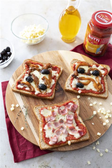 Pizza Toast Express Au Pain De Mie Jambon Et Fromage Recettes De