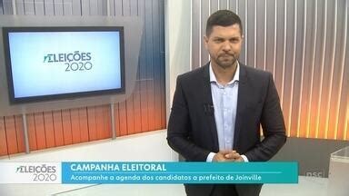 Jornal do Almoço Joinville Campanha eleitoral acompanhe a agenda