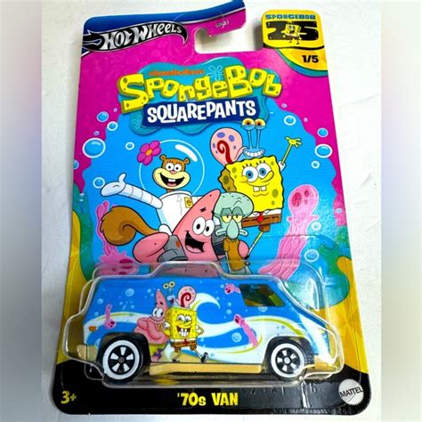 Mattel Other Hot Wheels Spongebob Squarepants Th Years S Van Poshmark