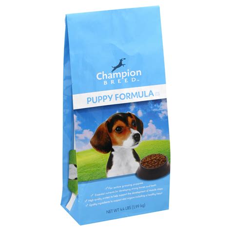 Champion Breed Dog Food Puppy Formula 44 Lb 199 Kg Pet Supplies