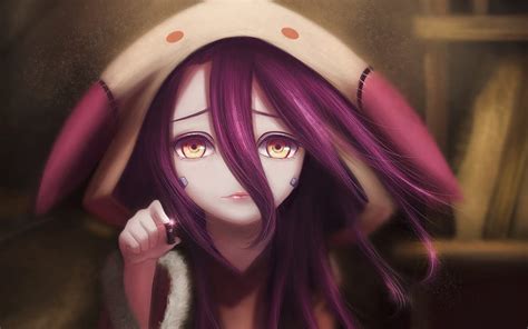 Shuvi Dola Manga Artwork No Game No Life Zero Girl With Violet Hair Hd Wallpaper Peakpx