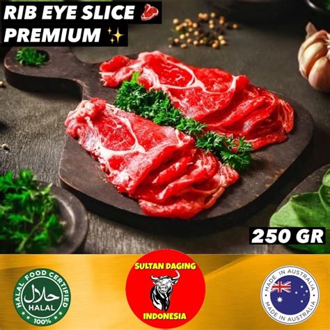 Jual Rib Eye Slice Premium Gram Import Dari Australia Rib Eye