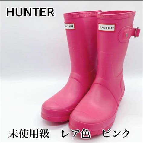 極美品 HUNTER ハンター レディース オリジナル レイン ブーツ 1年保証 2340円引き swim main jp