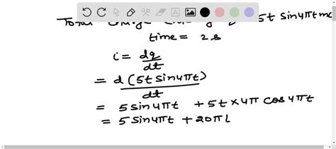 SOLVED Total Charge Entering A Terminal Is Given As Q 5tsin40t MC