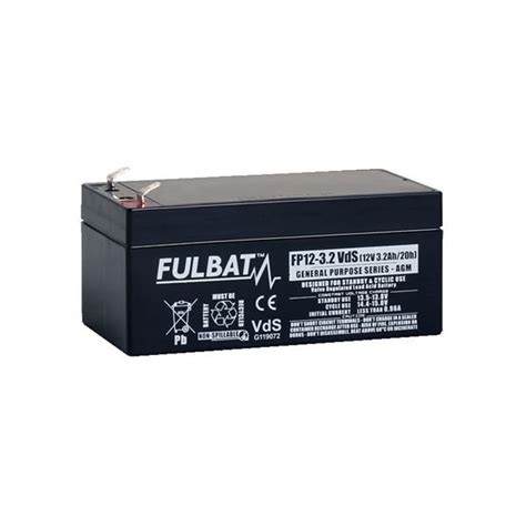 BATTERIE FULBAT AGM FP12 3 2 12V 3 2AH E Batteries