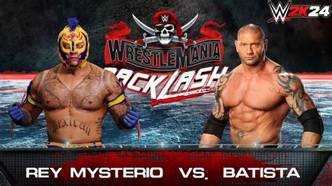 Full Match Rey Mysterio Vs Batista Wrestlemania Backlash Wwe K