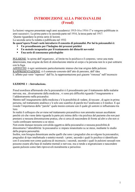 Introduzione Alla Psicoanalisi Introduzione Alla Psicoanalisi Freud