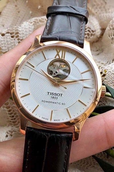 Đồng hồ Tissot Tradition Powermatic 80 Open Heart T063 907 36 038 00