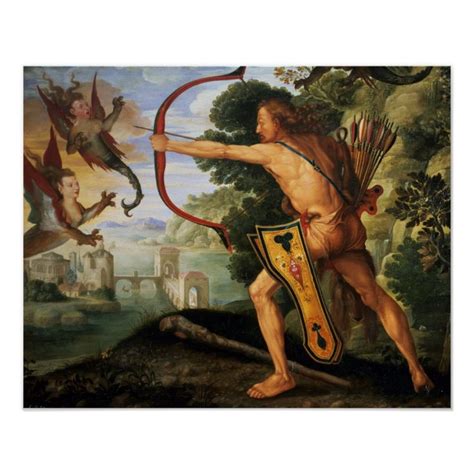 Hercules and the Stymphalian birds, 1600 Poster | Zazzle | Herkules ...