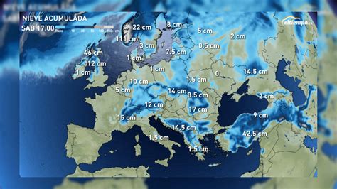 Previsi N De Nevadas En Europa Para Los Pr Ximos D As