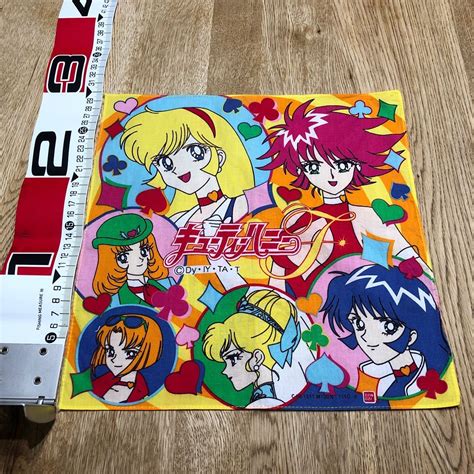 Yahoo!オークション - ②キューティーハニーF 当時物 ハンカチ バンダ...