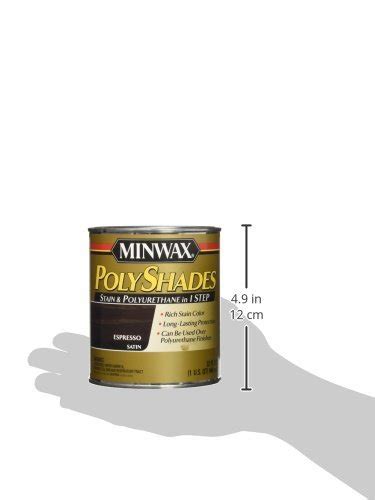 Minwax 613970444 Polyshades Stain And Polyurethane In 1 Step Quart