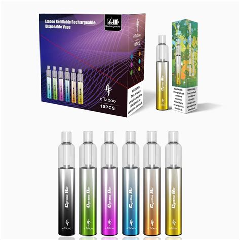 E Taboo The Best Full Body Glow Disposable Vape Manufacturer