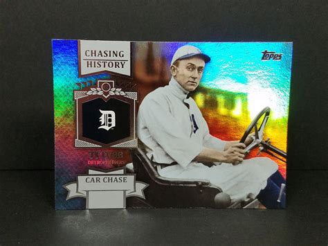 Topps Ch Ty Cobb Detroit Tigers Hof Chasing History