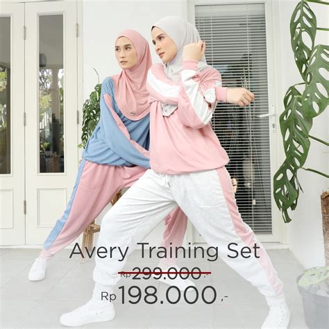 Jual Training Set Olahraga Senam Zumba Running Jogging Wanita Avery