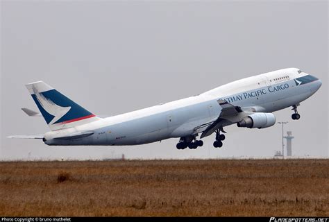 B KAF Cathay Pacific Boeing 747 412 BCF Photo By Bruno Muthelet ID