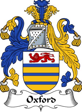 englishgathering  oxford coat  arms family crest  surname