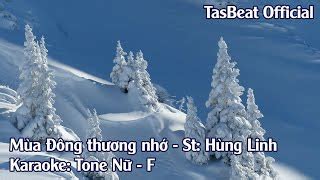 Karaoke Mùa Đông Thương Nhớ Tone Nữ TAS BEAT Chords Chordify