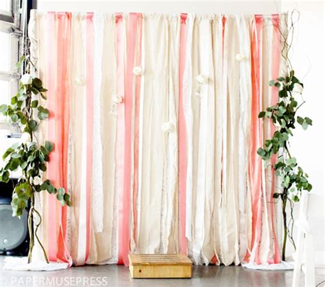 Trade Show Inspiration: DIY Fabric and Ribbon Backdrop ...