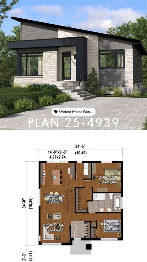 New Contemporary House Plans | Contemporary and Modern House Plans ...