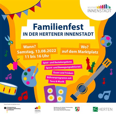 Großes Familienfest am 13 08 2022 auf dem Marktplatz Neustart Innenstadt