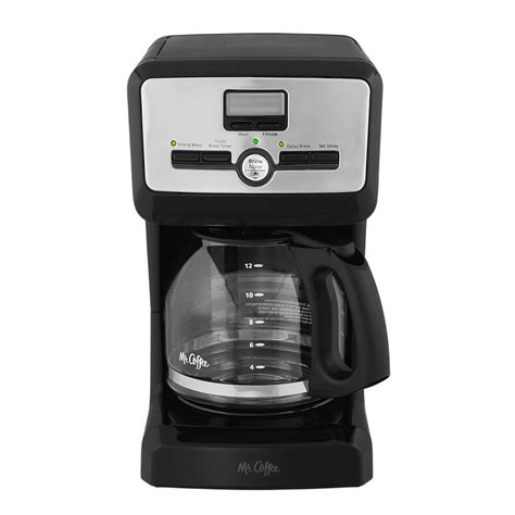 Mr Coffee 12 Cup 900w Programmable Coffee Maker In Black