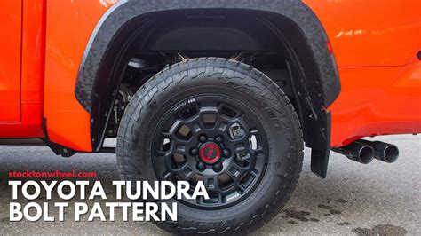 2023 Toyota Tundra Wheel Bolt Pattern