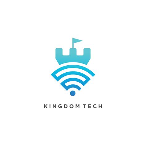 kingdom logo design vector  technology concept  vector art