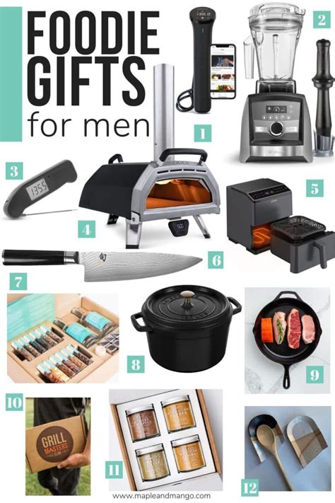 12 Foodie Gifts For Men (Gifts For Men Who Cook) | Maple + Mango