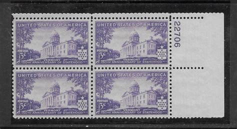 903 Mnh Plate Block United States General Issue Stamp Hipstamp