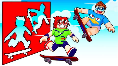 ANDANDO DE SKATE NA PISTA MAIS PERIGOSA DO ROBLOX Skate Obby YouTube