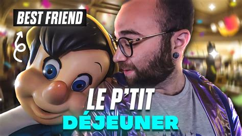 PETIT DÉJEUNER AVEC LES PERSONNAGES À DISNEYLAND PARIS YouTube