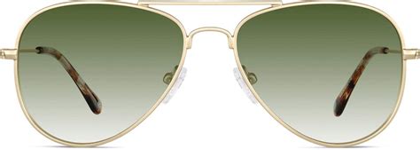 Gold Premium Aviator Sunglasses 1127514 Zenni Optical