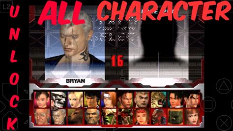 How To Unlock All Characters Tekken Youtube