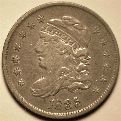 1835 LM-07 R-3 EF-40 - Holed U.S. Coins