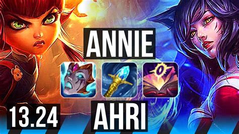 ANNIE Vs AHRI MID 6 1 10 69 Winrate Dominating KR Master 13