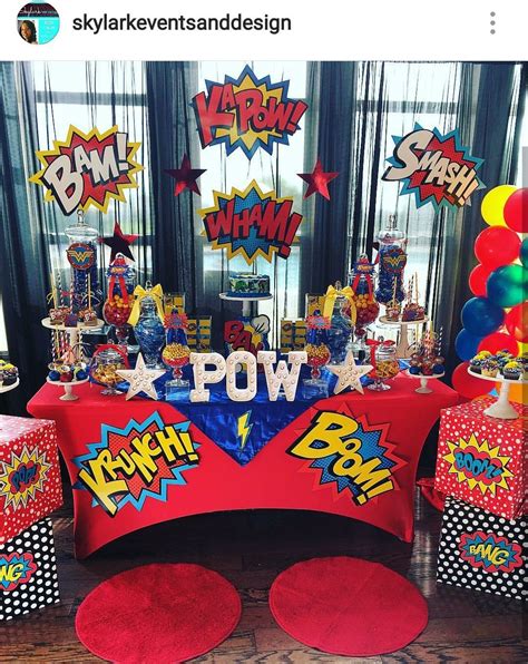 Pin On Superheroes Birthday Party Idea S