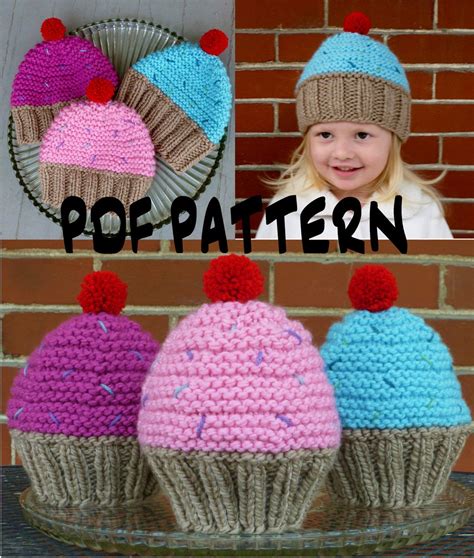 Free Knitting Pattern For Cupcake Hat Web Free Monkey Patterns To