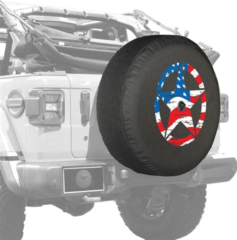 Boomerang Distressed Star American Flag 32 Soft Jl Tire Cover For Jeep