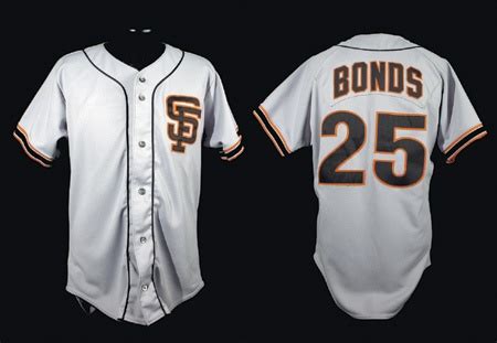 1993 Barry Bonds Game Worn Jersey