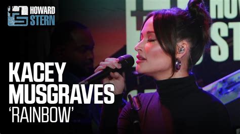 Kacey Musgraves “Rainbow” Live on the Stern Show - YouTube