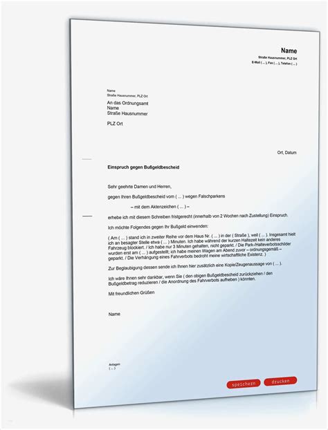 Widerspruch Gegen Private Strafzettel Muster